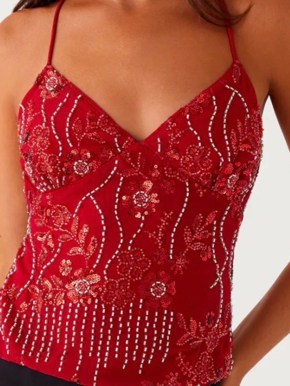 Pepper Mayo Kamilla Sequin Cami Top